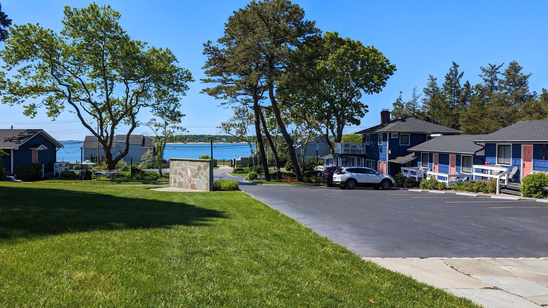 Ocean View Terrace Inn exterior with bay views, your boutique Montauk day trip base