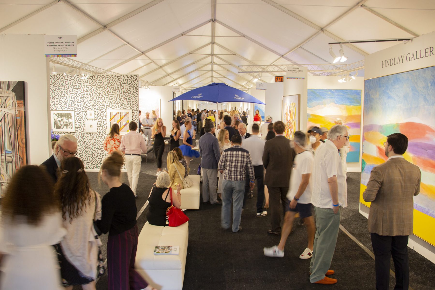 Art gallery exhibition in the Hamptons, Southampton, NY